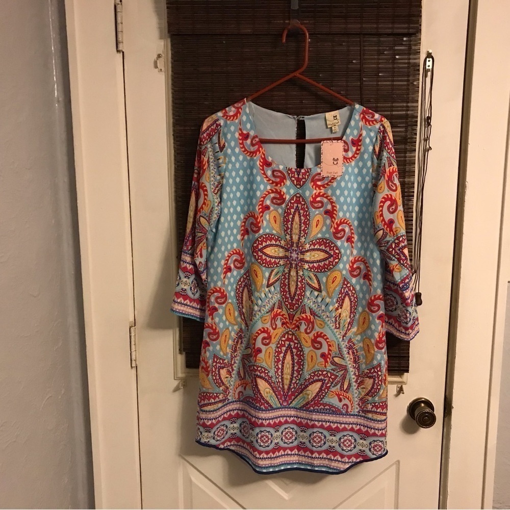 NWT Pink Owl Midi Dress